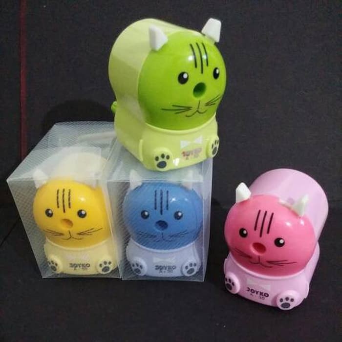 

Rautan Serutan Table Sharpener rotary Putar Duduk Meja Joyko A30 A-30 A 30 KUCING MIAW CAT ANAK LUCU