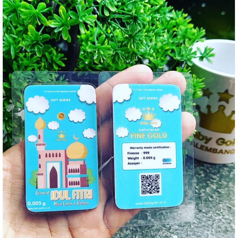 Mini Gold Gift series Idul Fitri(Baby Gold) murah