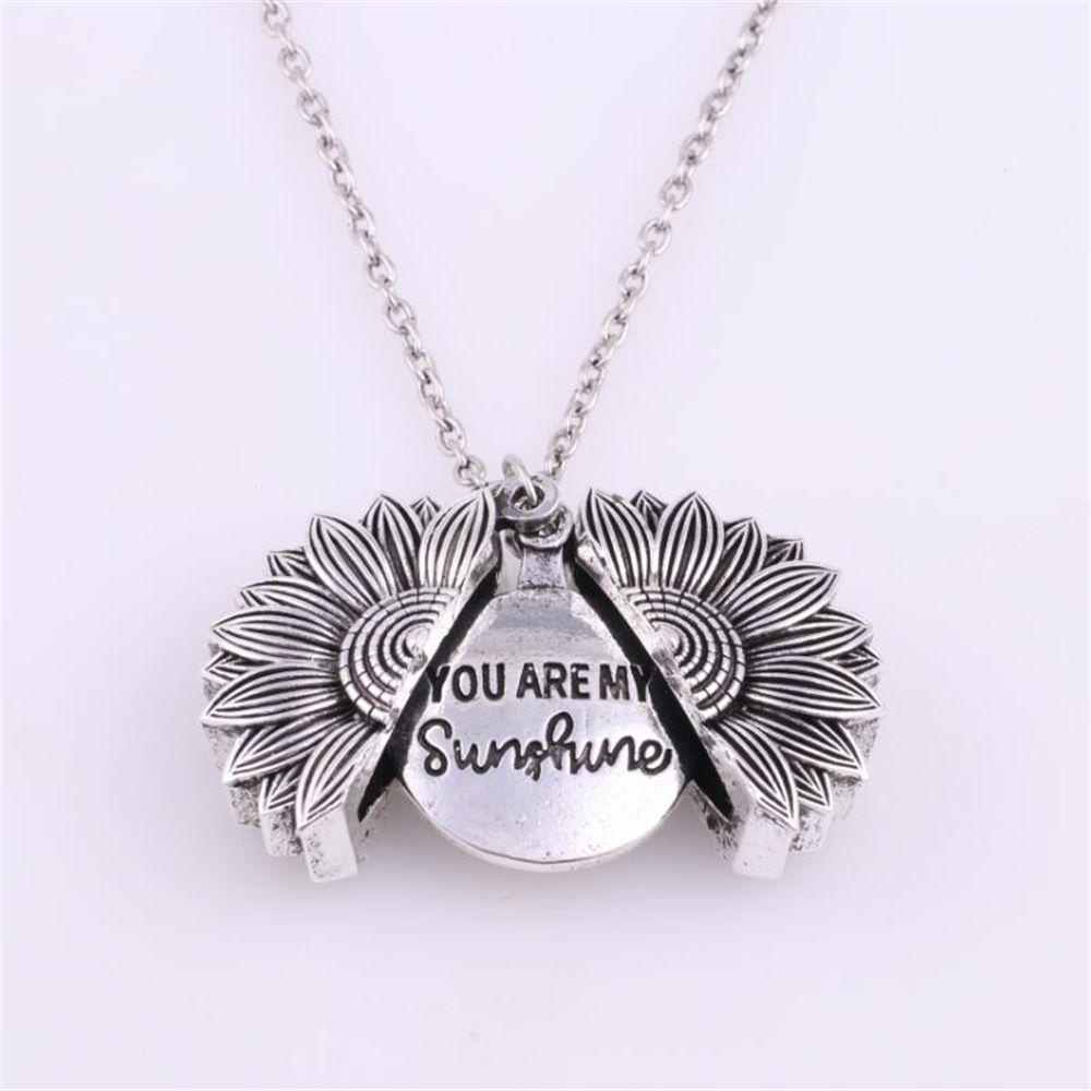 Lily Pendant Kalung Pria Wanita Fashion You Are My Sunshine