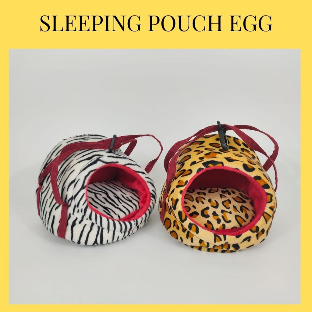 Sleeping Pouch Egg Pouch Tempat Tidur Sugar Glider Landak Mini