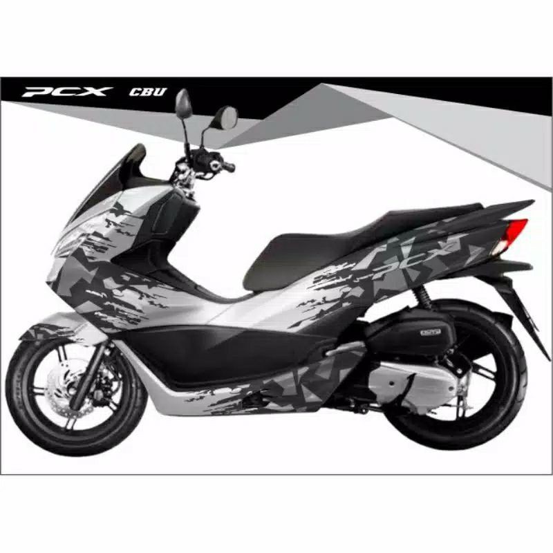 Decal pcx cbu 150 full body Striping motor pcx thailand buildup full motif Sticker motor pcx 150