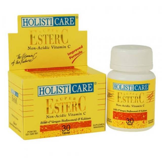 ester c holisti care 4s/botol 30s/ biocalci72/ vit c botol