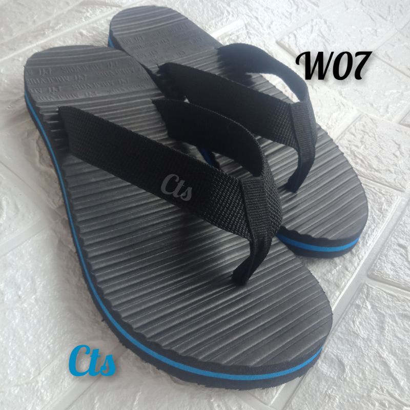 CTS Sandal Jepit Pria Motip Salur Original Wan 07