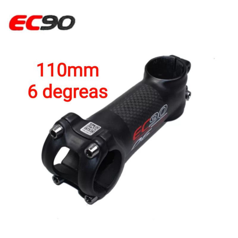 Stem EC90 Alloy Carbon 31.8 mm Panjang 11 Cm 6 Derajat Stem Handlebar Sepeda