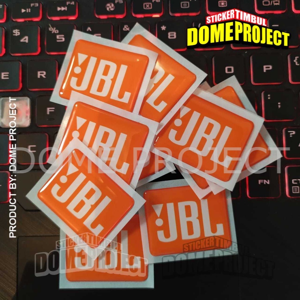 STIKER TIMBUL EMBLEM JBL SOUND AUDIO SPEAKER 3D LOGO STICKER AESTHETIC KEREN