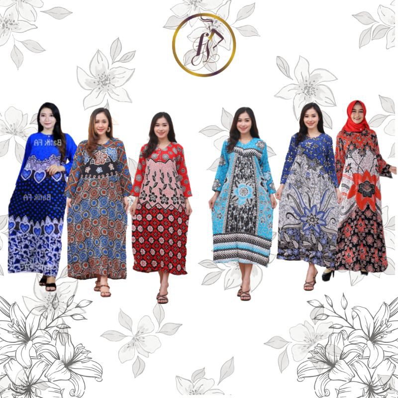 LONGDRES BAMBU HOME DRESS KANCING DEPAN LENGAN PANJANG BUSUI BUMIL