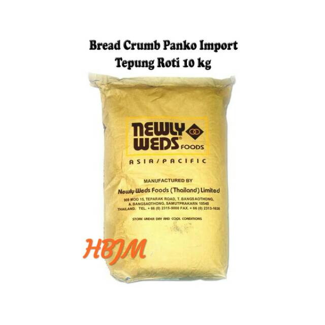 

Bread Crumb Thailand 10 kg / Tepung Roti / Pan ko Import