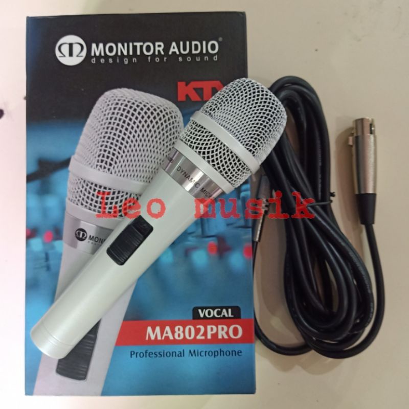MONITOR AUDIO MICROPHONE MA802PRO MIC KABEL ORIGINAL MA 802 PRO