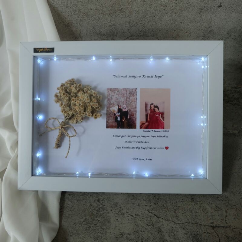 frame 3D dried flower