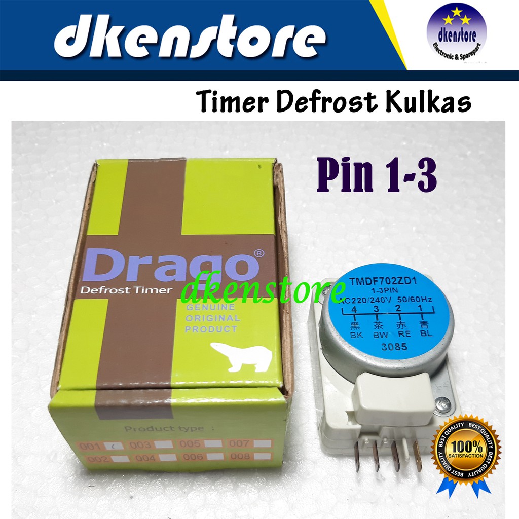 Timer Defrost Kulkas pin 1-3