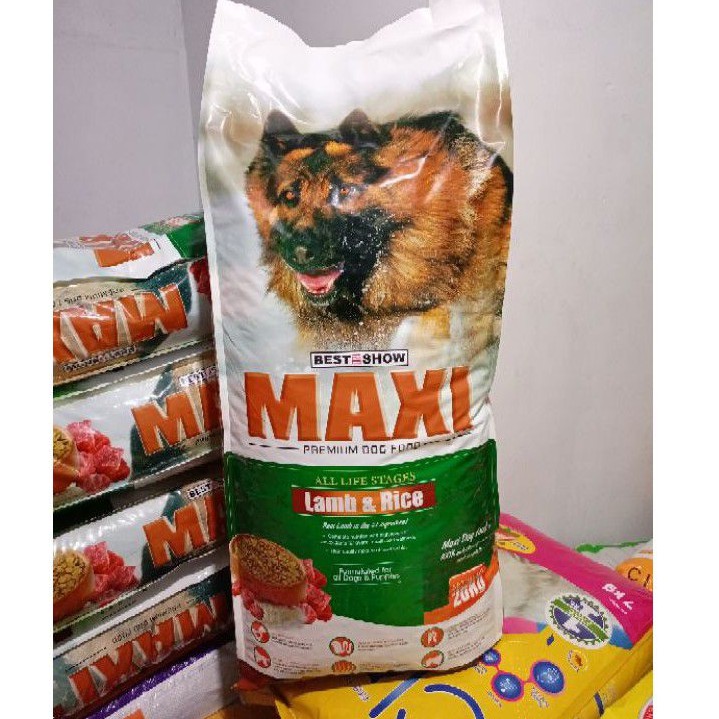 Maxi Dog food 20kg Lamb - Makanan Anjing lamb&rice