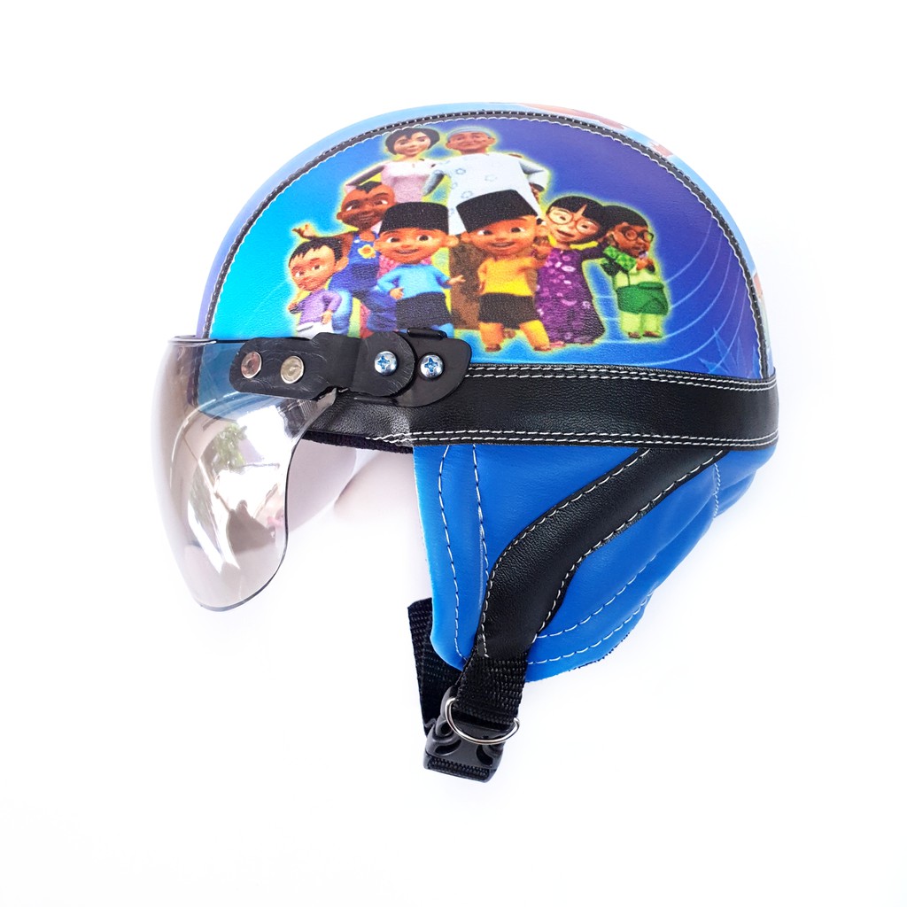 LIMITED EDITION Helm anak retro upin ipin