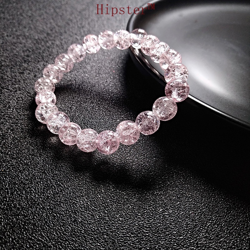 New Hot Fashion Natural Pink Crystal Bracelet