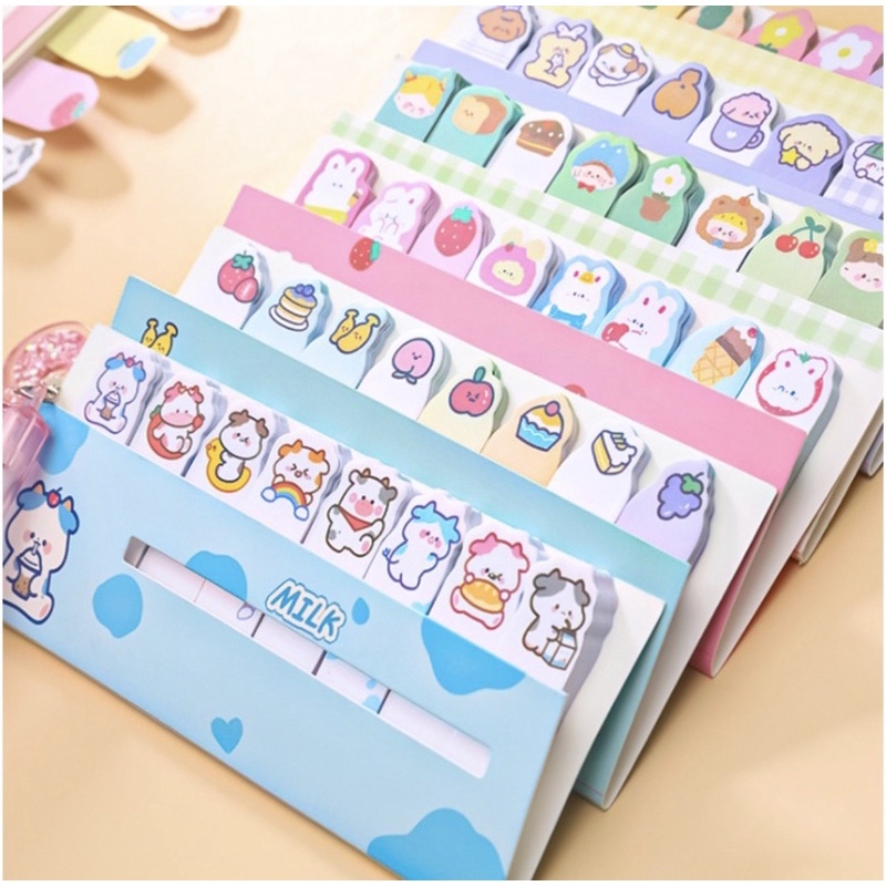 

EMMALAND || Sticky Note / Memo / Stick Marker / Index / Pembatas Buku Kartun Lucu Cute Animal Aesthetic Import Untuk Sekolah / Kantor