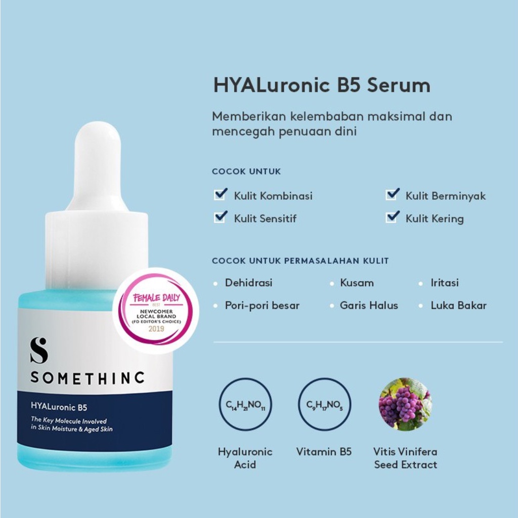 SOMETHINC Serum 20 - 40 ml (10% &amp; 5% Niacinamide Barrier, Niacinamide + Moisture Sabi Beet, HYALuronic9 + B5, Bakuchiol Skinpair Oil, AHA BHA PHA Peeling Solution, AHA 7% BHA 1% PHA 3% Weekly Peeling, Level 1% Encapsulated Retinol, Criously 24K Gold)