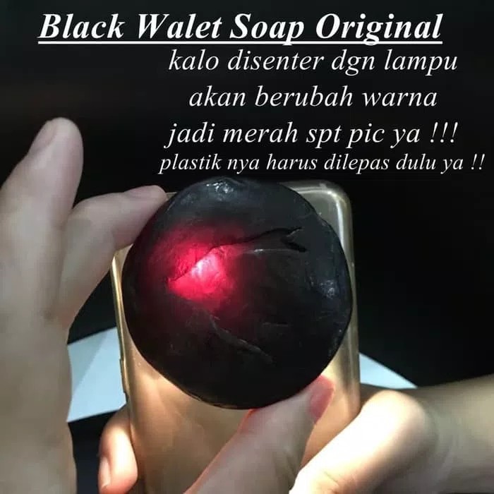 [ORIGINAL RAJAWALI] BLACK WALET FACIAL SOAP SABUN MUKA ASLI JERAWAT