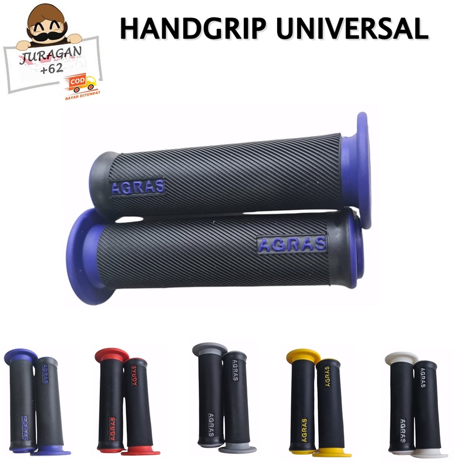 HANDGRIP HANDFAT BULU COMBINASI 2 WARNA UNIVERSAL