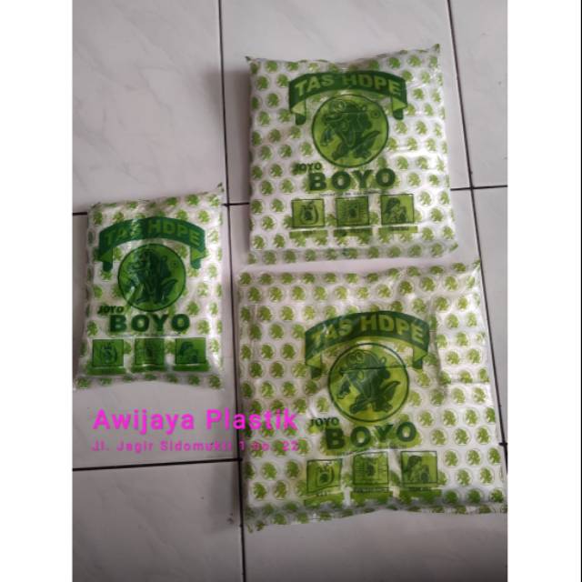 Tas kresek joyo boyo hijau - tas hdpe