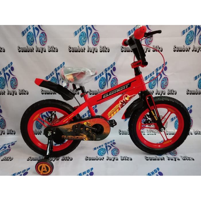 Dijual Sepeda BMX 16 INCH ELEMENT IRONMAN VELG RACING DOUBLE CAKRAM NICE Murah