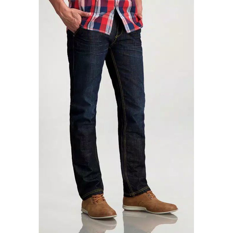 Cardinal Men Celana Jeans Straight Slim Ukura 27 Pria Original Asli