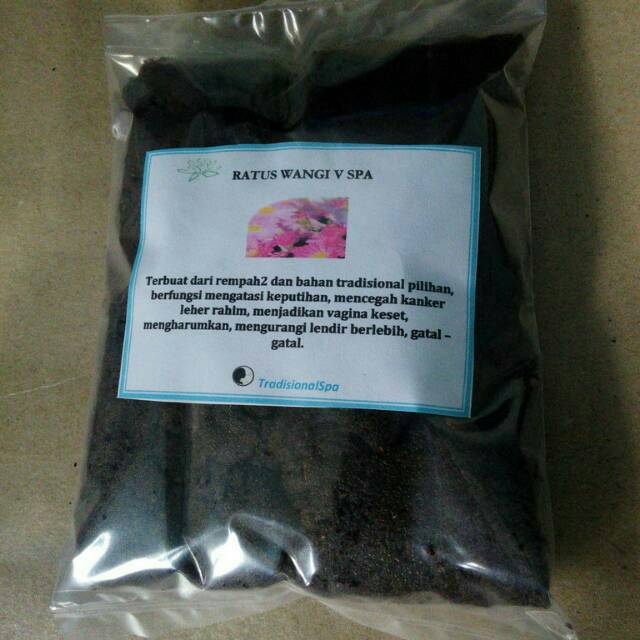 ( 250 Gram ) Ratus Wangi V Spa / Bubuk Wangi Untuk Campuran Mandi Rempah Kemasan 250 Gram.