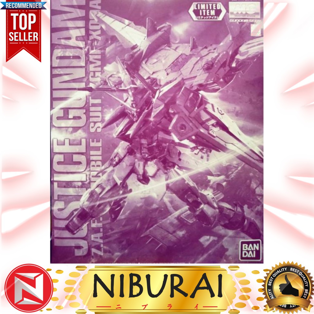 1/100 MG Justice Gundam Clear Color Ver