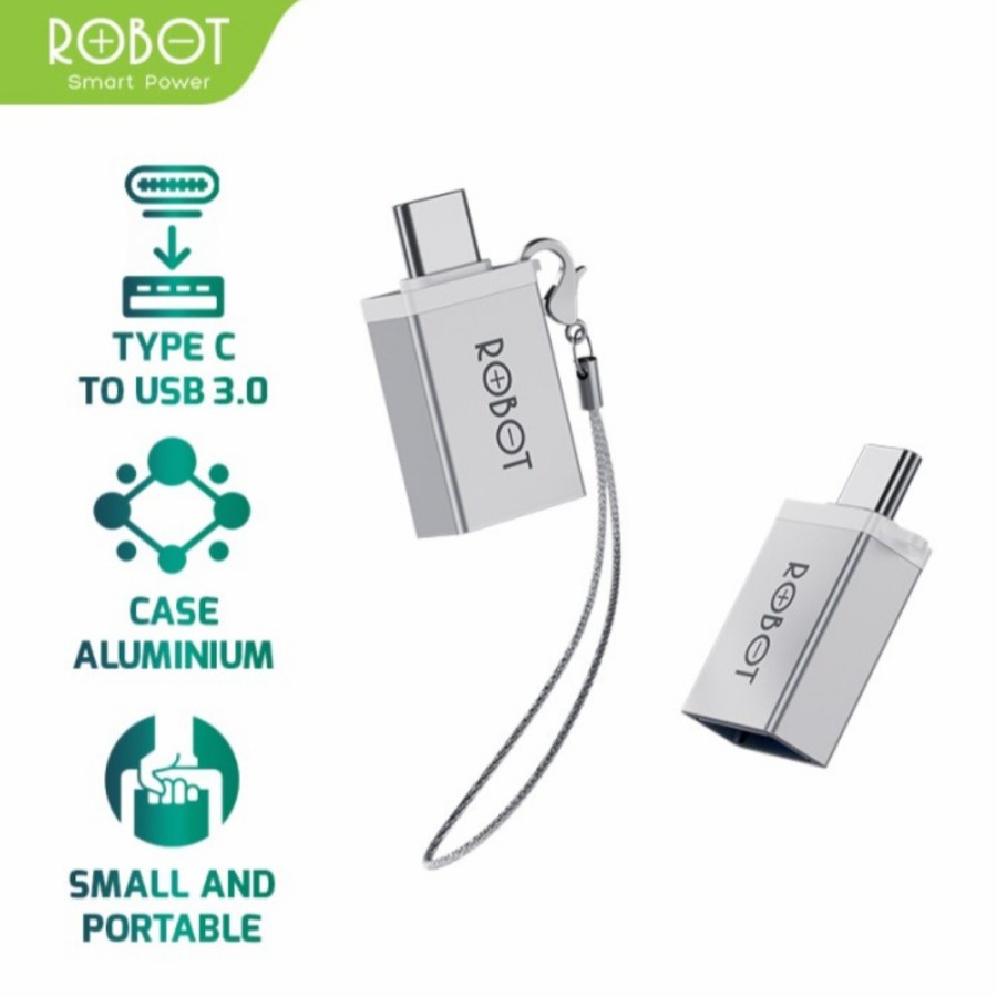 OTG Adapter Type-C to USB 3.0 Small &amp; Portable Robot RT-OTG04