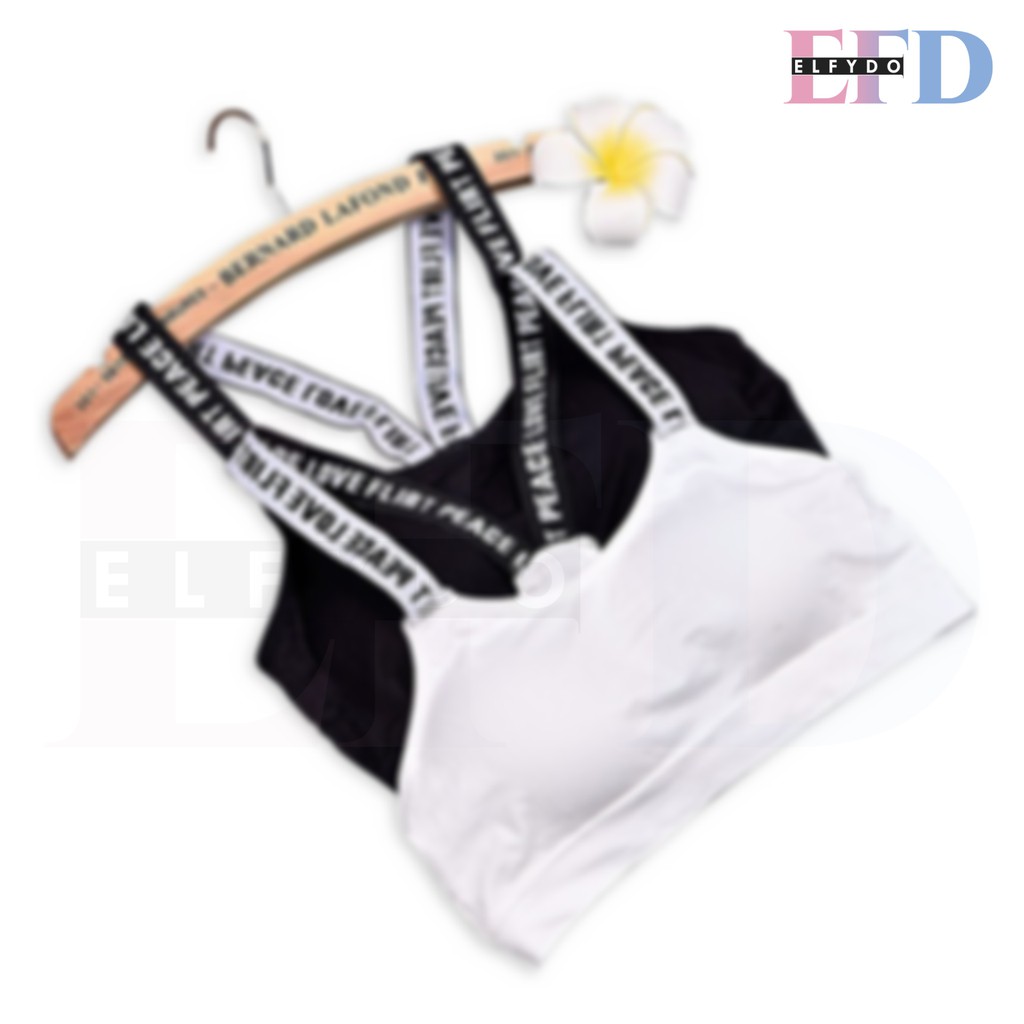 ELFYDO Sport Bra Bra Wanita Tanpa Kawat Pakaian Dalam Wanita Bra Yoga Bra Olahraga High Quality