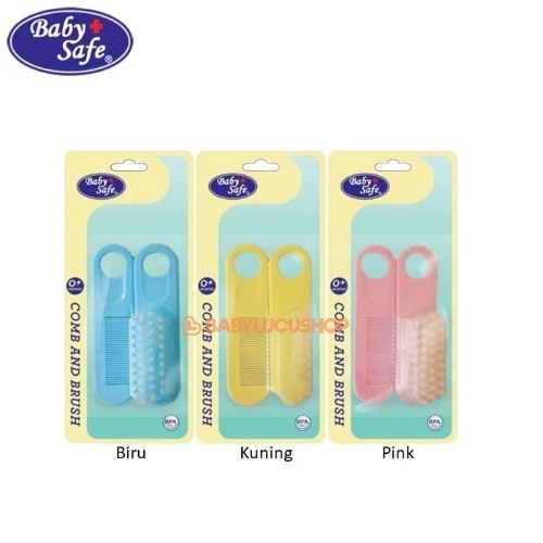 Baby Safe Sisir Bayi BD195 Comb and Brush BabySafe