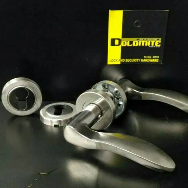 Handle pintu dolomite paket/ Gagang pintu lengkap murah