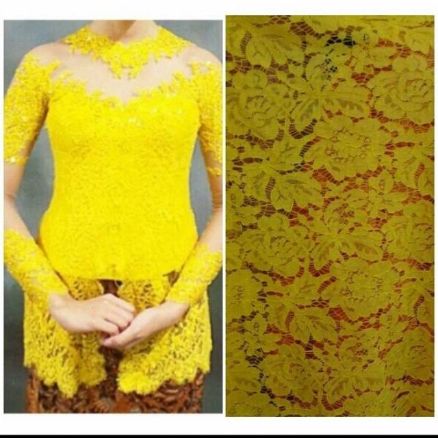 Kebaya wisuda / Kebaya akad Semifrance ( Jahit )