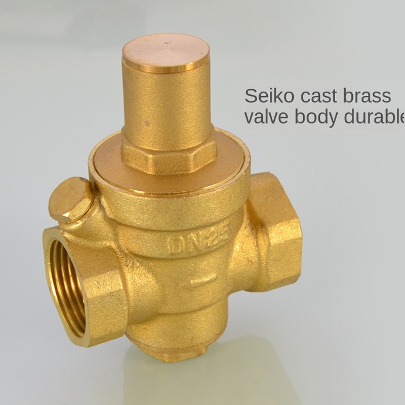 DN15 DN25 Katup Regulator Pengurang Tekanan Air Bahan Kuningan Water Pressure Reducing Valve