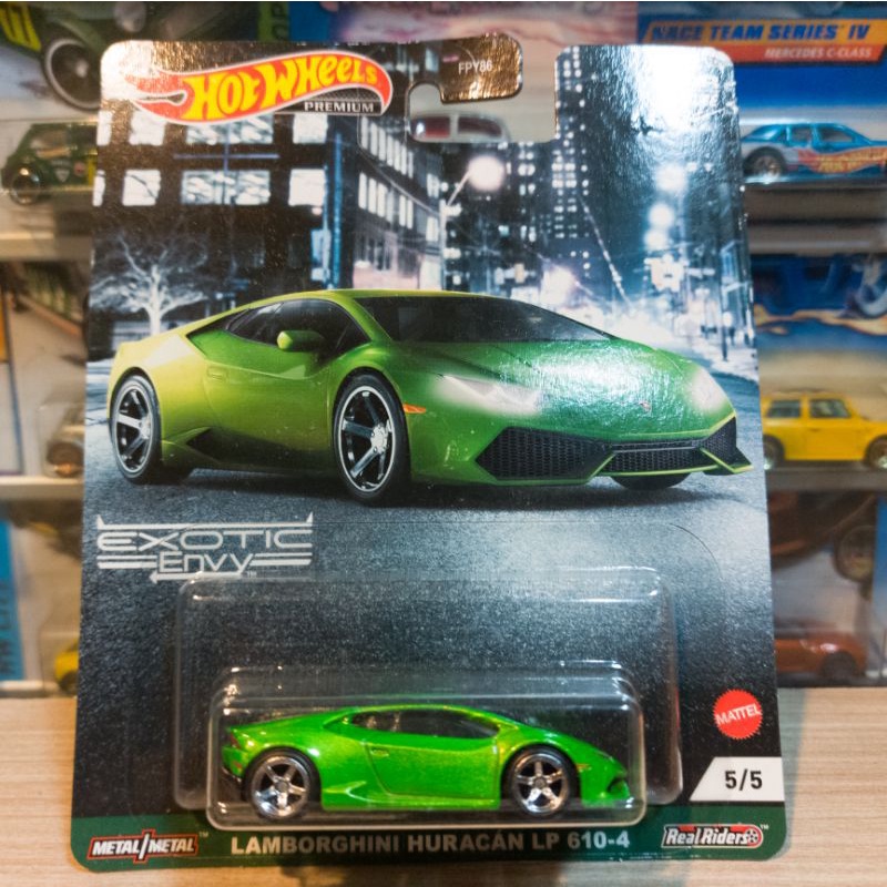 HOT WHEELS LAMBORGHINI HURACAN LP 610-4 - EXOTIC ENVY - PREMIUM
