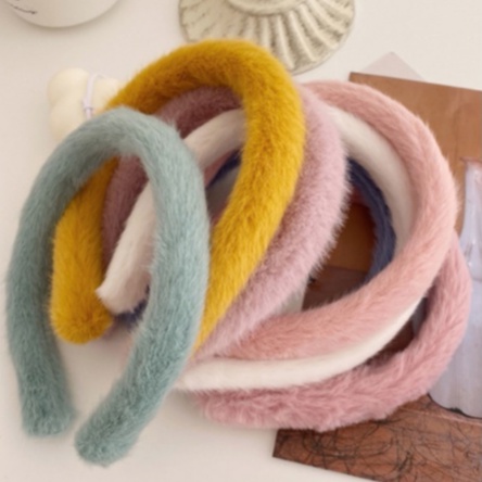 PREMIUM Bando Korea Bulu - Bando Mantel Musim Dingin Winter Korean Fur Headband