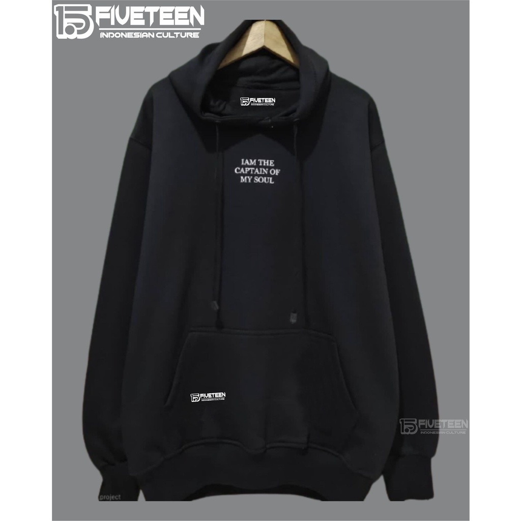 hoodie distro original premium fifteen15 warna hitam iam the captain sweater distro original pria kain halus suwiter cowok distro terbaru 2021 hudie cowo keren zipper hoodie distro premium hoodie sweater zipper blds high quality premium distro 15fiffteen