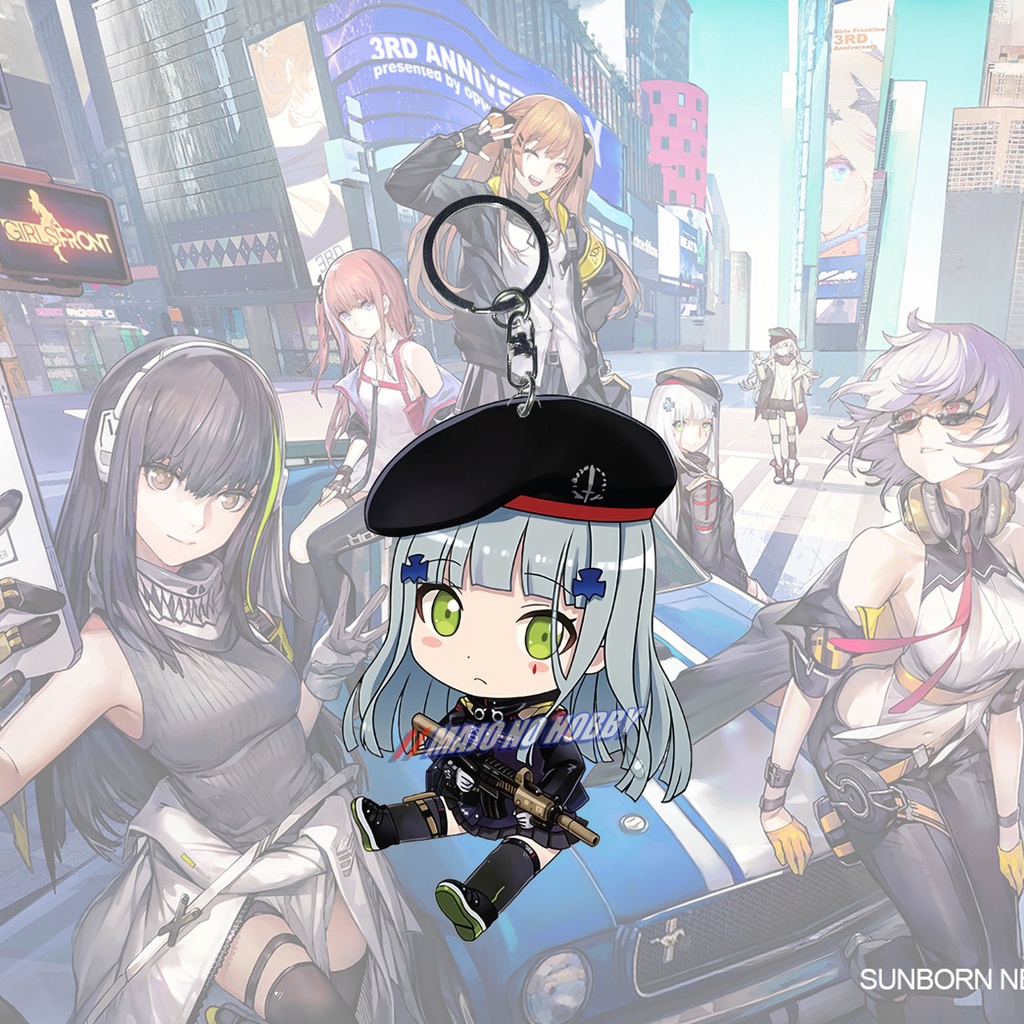 Gantungan Kunci Girls Frontline Hk416 - Key Chain - Souvenir - Anime - Ganci - Ganci Anime