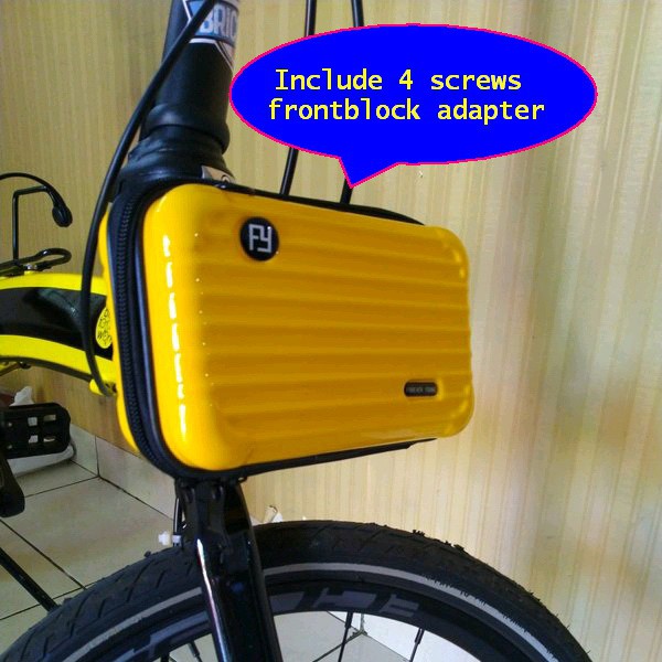  Tas  front block sepeda  lipat  tas  depan  folding bike bag 