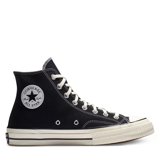 BISA COD SEPATU CONVERSE CHUCK TAYLOR 70s HIGH BLACK WHITE EGRET 100% PREMIUM BNIB IMPORT MADE IN VIETNAM SEPATU PRIA/WANITA