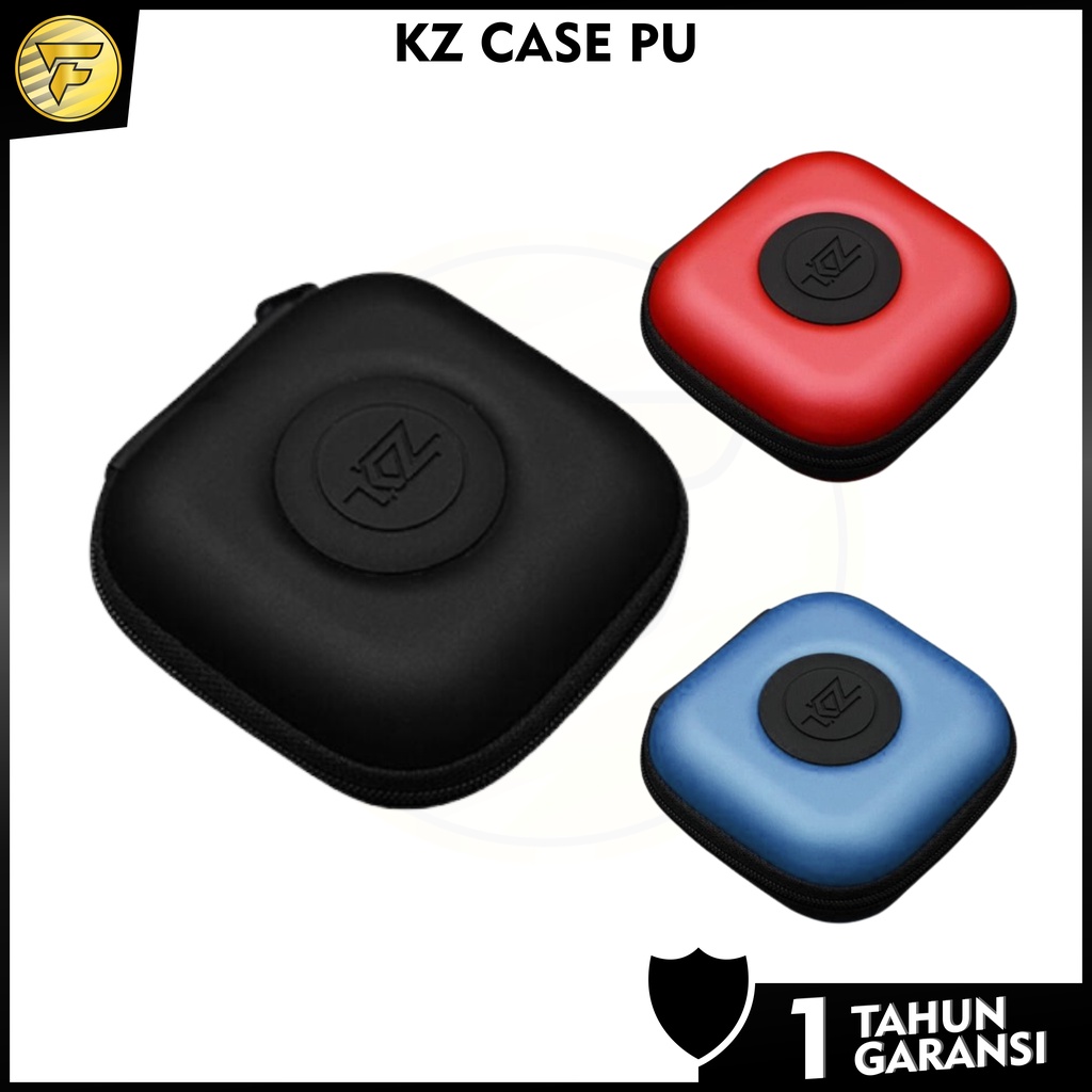 Hard Case KZ PU storage earphone dompet tempat menyimpan earphone dll