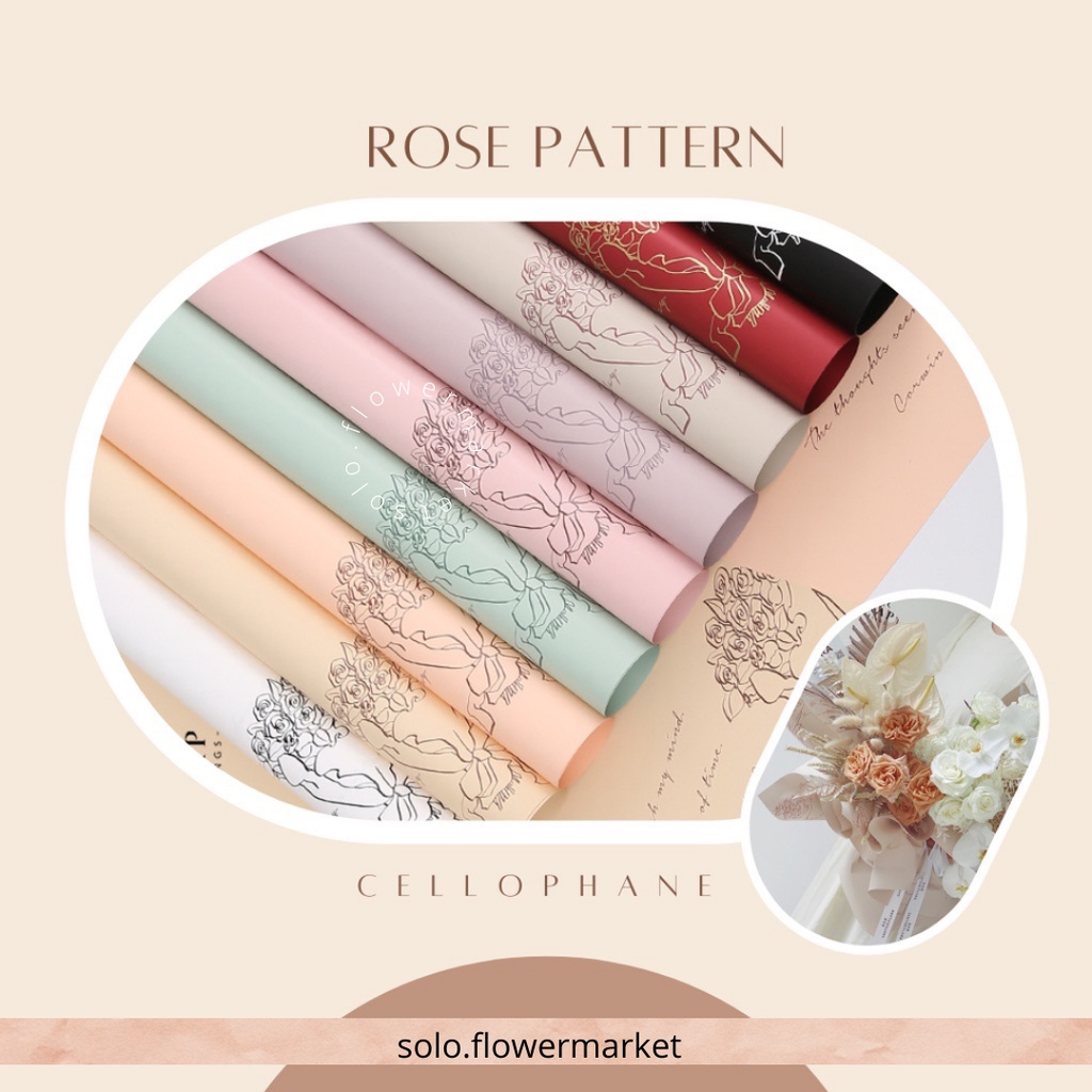 

ECER ROSE PATTERN FLOWER WRAPPING CELLOPHANE KERTAS BUKET PEMBUNGKUS BUNGA WRAPPING PAPER CRAFT RUSTIC FLORIST HANDBOUQUET NON WOVEN PAPER WATERPROOF PAPER FLORALWRAP FLOWERWRAPPING KERTAS BUNGA KERTAS BUKET DIY PROPERTI FOTO TERMURAH