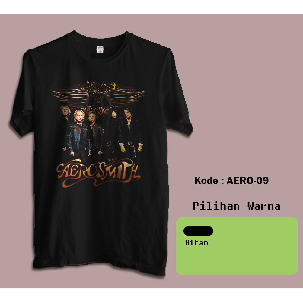 Kaos Distro Band Aerosmith - Tshirt aerosmith     9