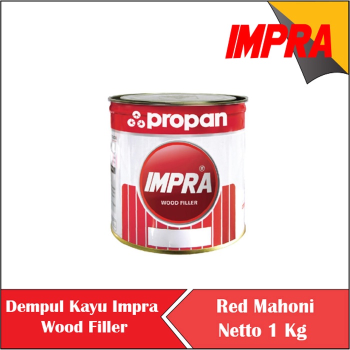 Dempul kayu Wood Filler Red Mahoni Impra Propan WF 115