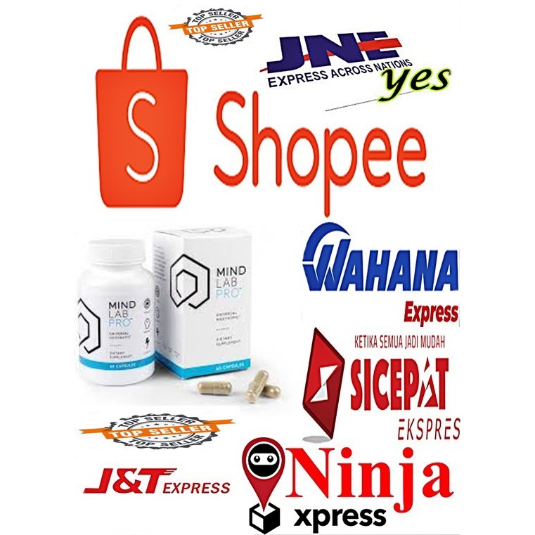 MINDLAB PRO Asli Suplemen Daya Ingat Otak 100% Original Herbal - Mind Lab Pro Asli Suplemen Otak