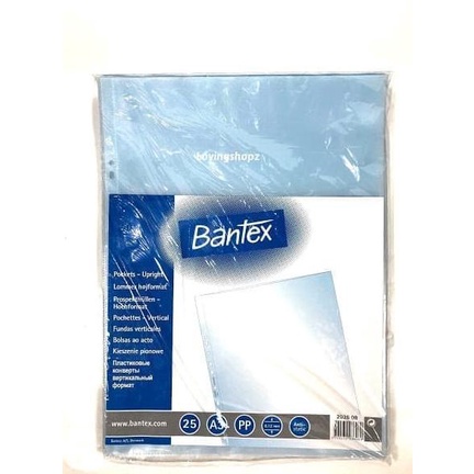 

Pocket Binder A3 Potrait Bantex 2036 Antiglare 0.12mm 25pcs