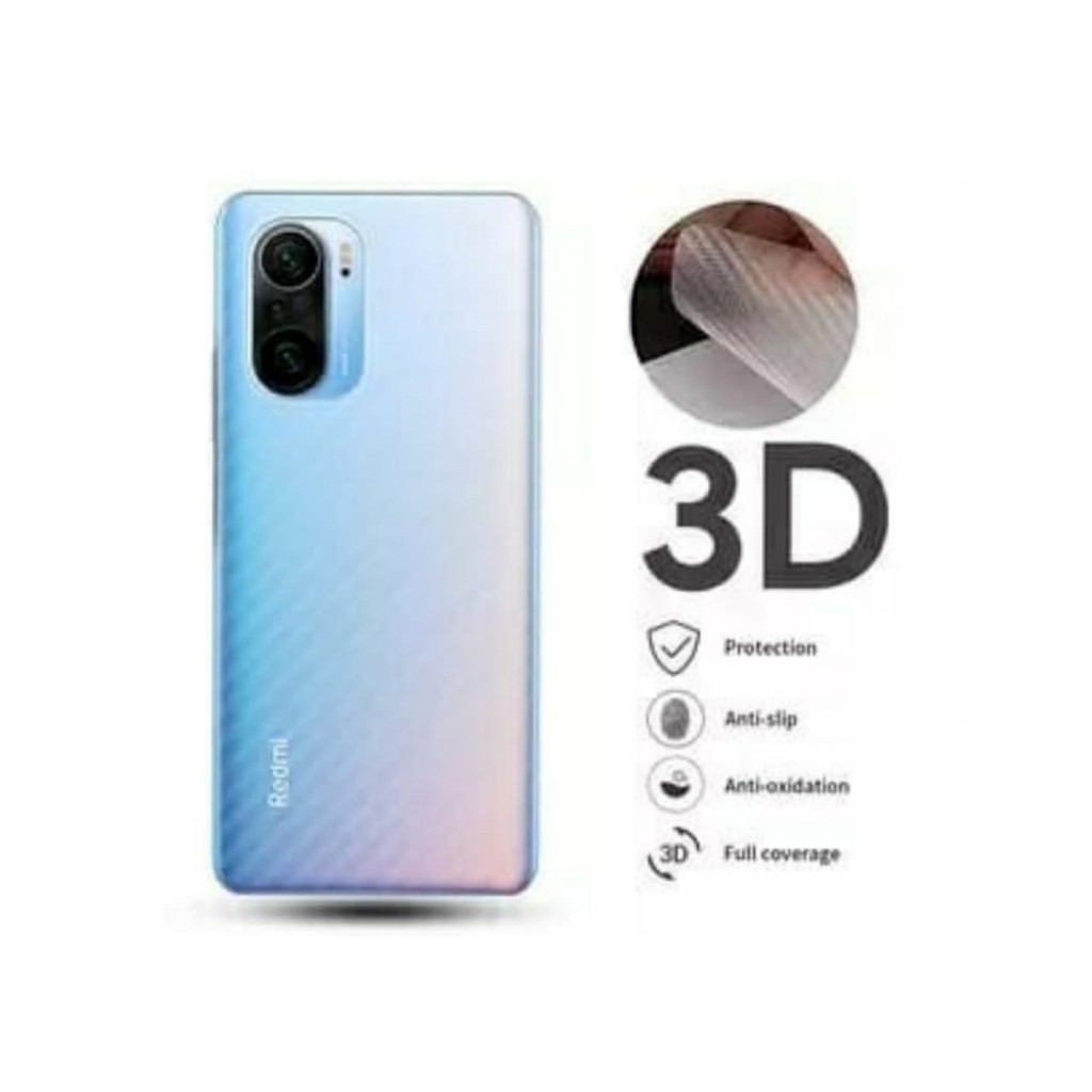 Skin Carbon Xiaomi Poco F3 / Poco X3 NFC / Poco X3 PRO / Poco M3 Back Skin Protector Handphone