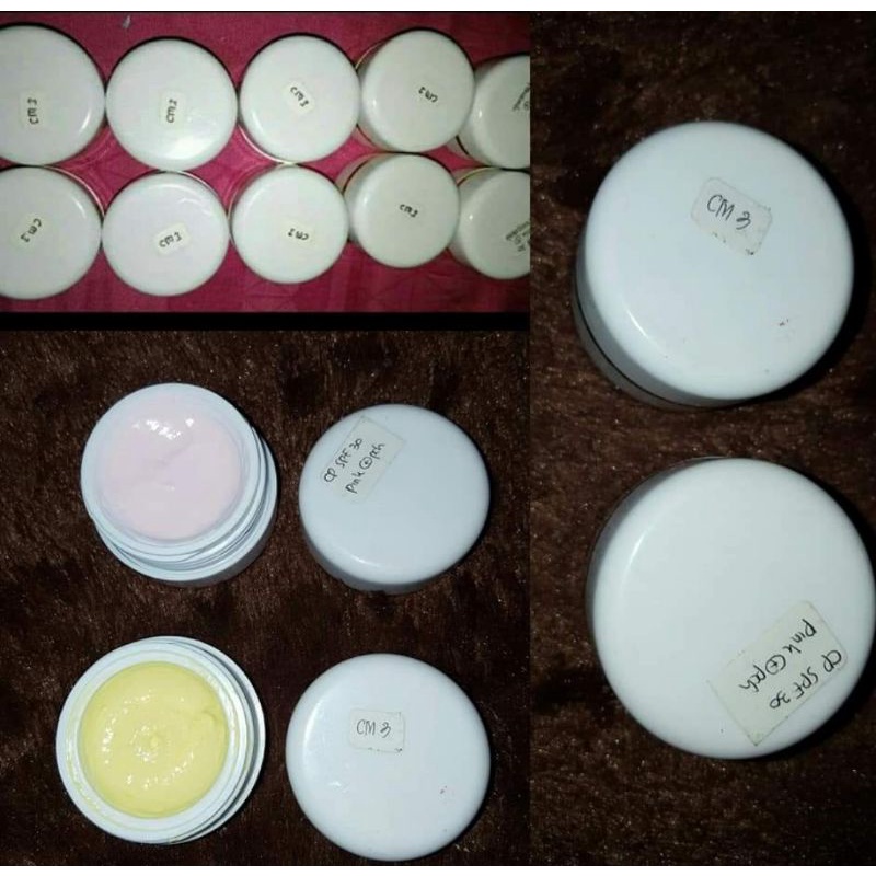 cream wajah CM3 malam cream siang SPF 30 (Paket siang & malam)