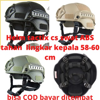 Helm  ABS tahan  lingkar kepala 58-60 cm