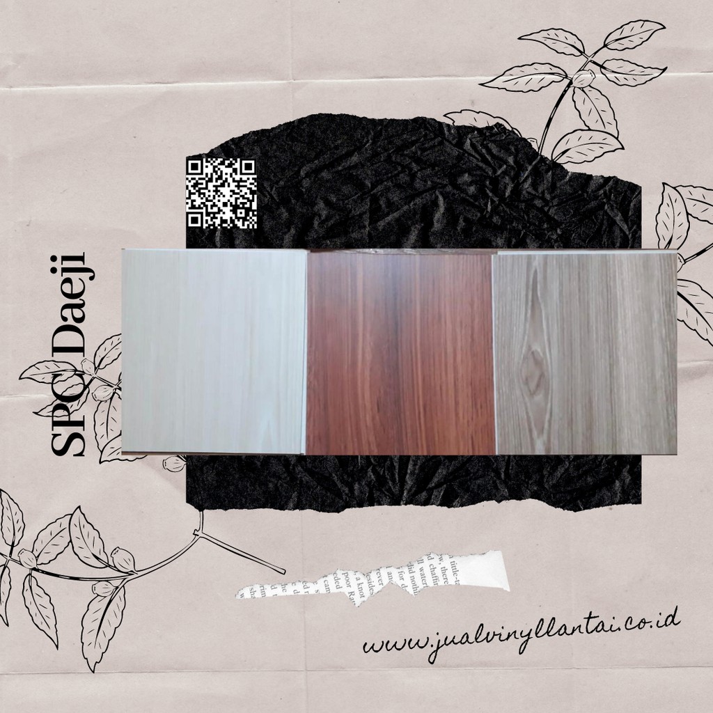 lantai vinyl SPC Daeji 4mm