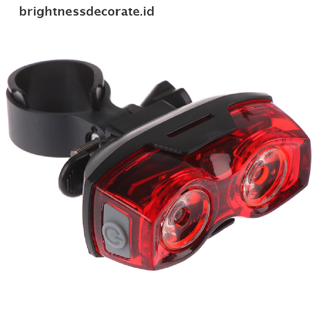 Lampu Belakang Sepeda 2 Led Terang