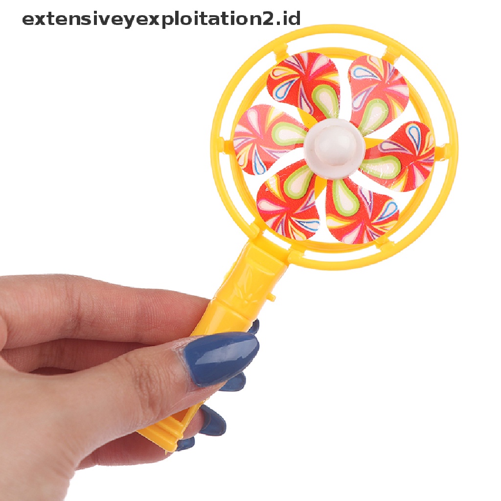 (Hotter) 5pcs/set Colorful Windmill Whistle Mainan Anak Outdoor Playset
